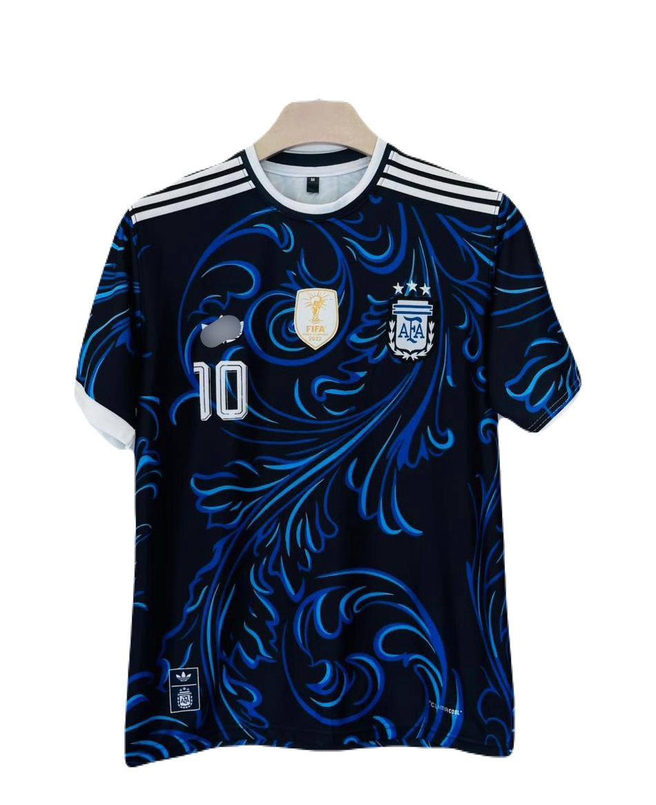 Messi  Argentina 2026 Worldcup Away Half Sleeve Jersey -