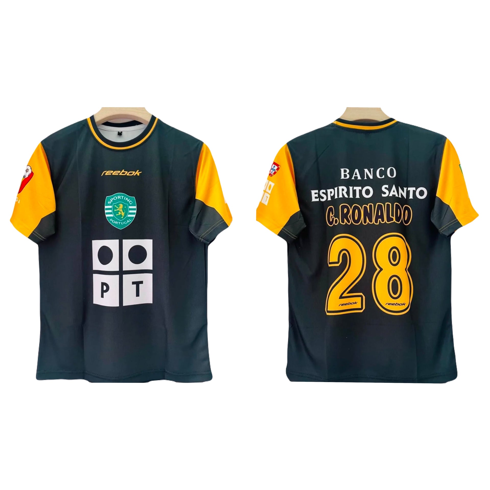 Sporting lisbon 2002/03 jersey ronaldo P428 -ms retro store