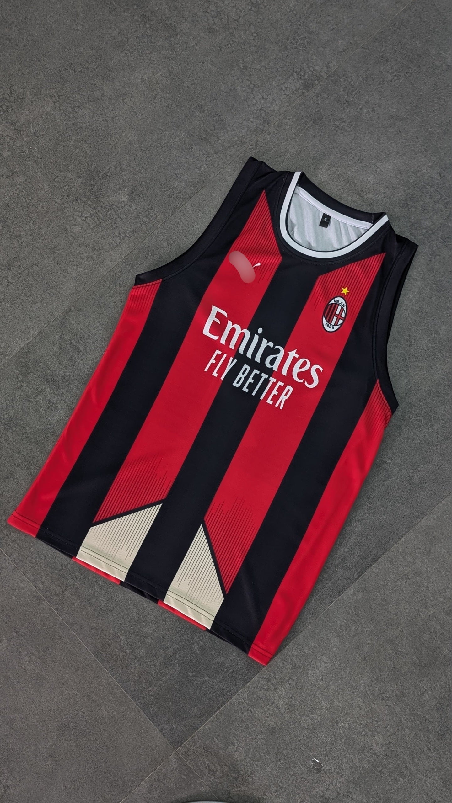 Maldini Ac milan home  sleevless bibs sublimation -