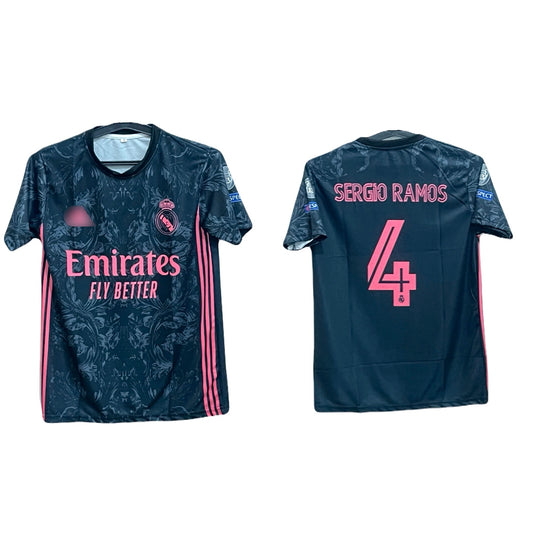 Best Retro jersey Realmadrid 2020/21 third kit sergio Ramos - p837 -ms retro store