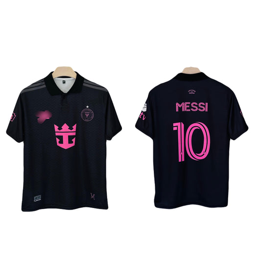 Inter Miami 2025-26 Messi away jersey Half Sleeve Collar - MS RETRO STORE