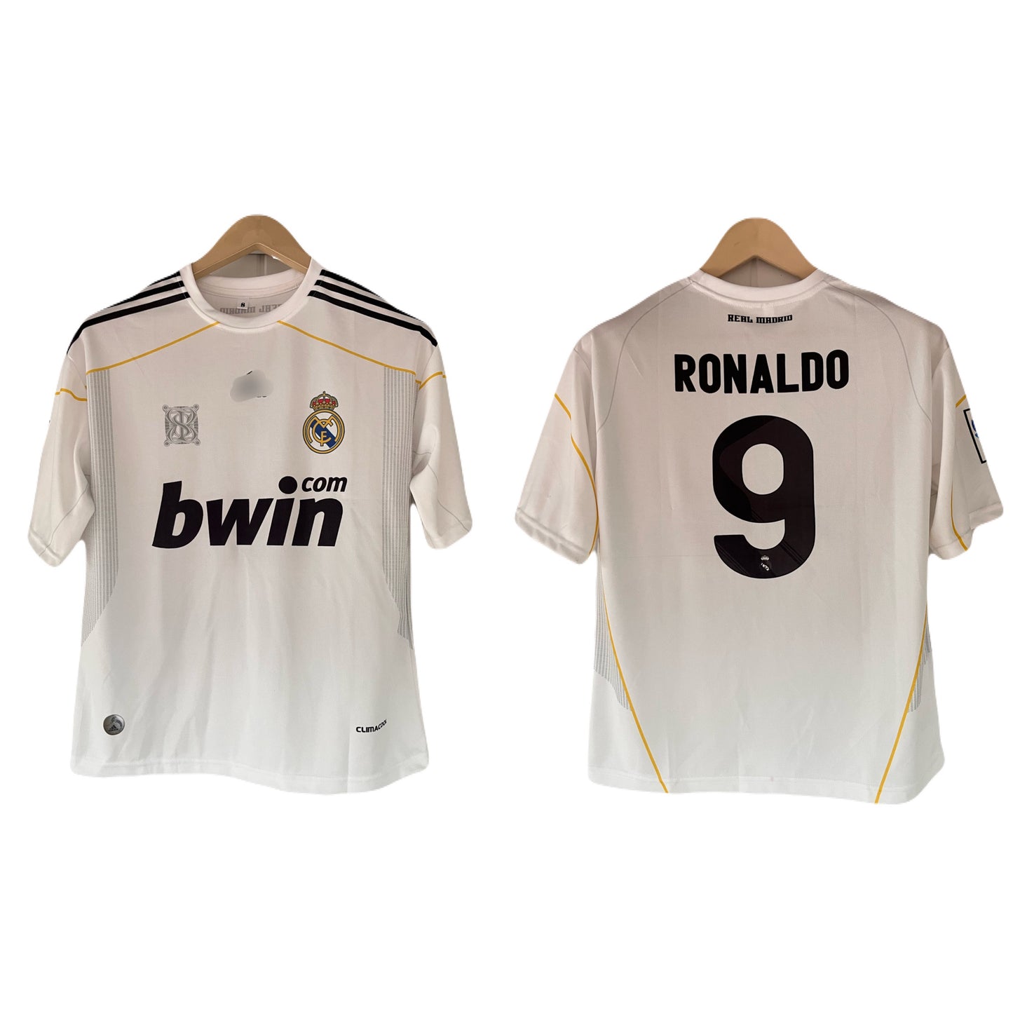 Ronaldo Real Madrid 2009-10 Home Kit Five Sleeve - P2069