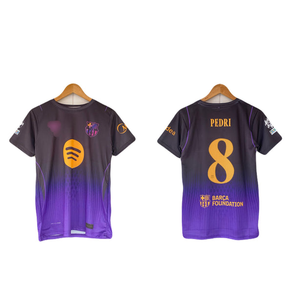 Pedri Barcelona 2026-27 Away kit Sublimation half sleeve - P2788