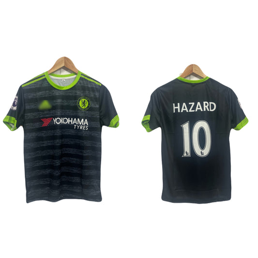 Chelsea 2016-17 Away kit Hazard Half sleeve - P392 - Ms Retro Store