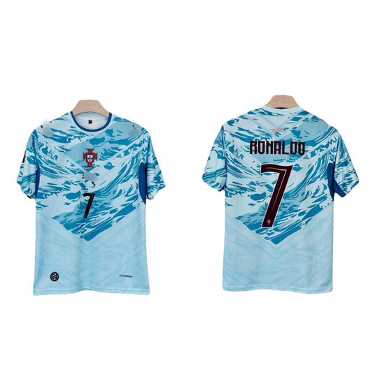 Portugal 2026 World Cup Away ronaldo Half Sleeve Sublimation Jersey - P2000 Ms Retro Store
