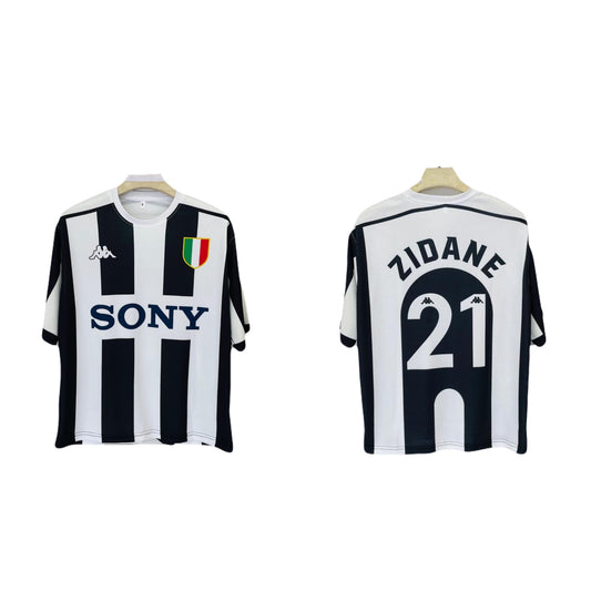 Juventus 1997/98 home jersey zidane - ms retro store