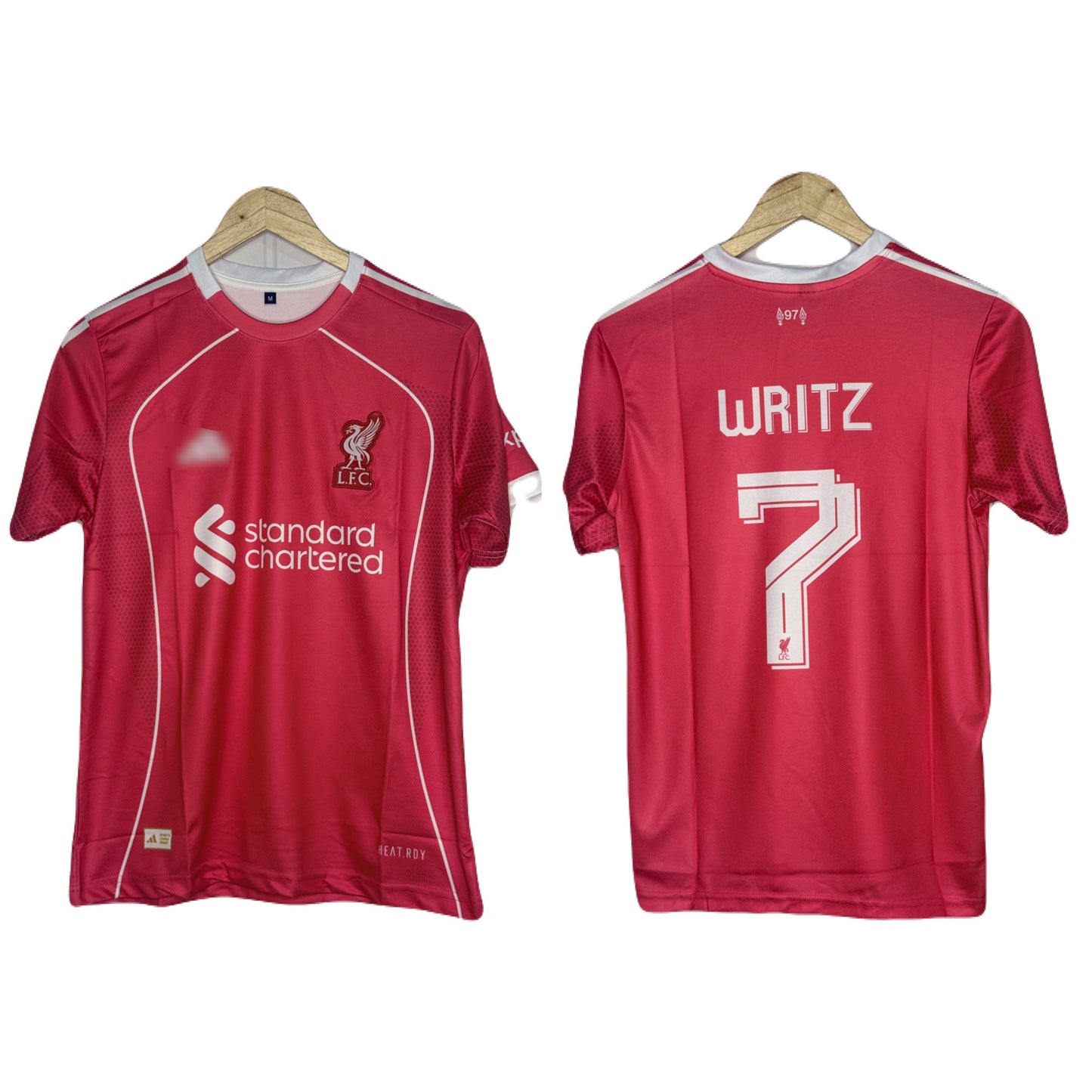 Liverpool Fc 2025-26 Home kit Writz Half Sleeve - P861 Ms Retro Store