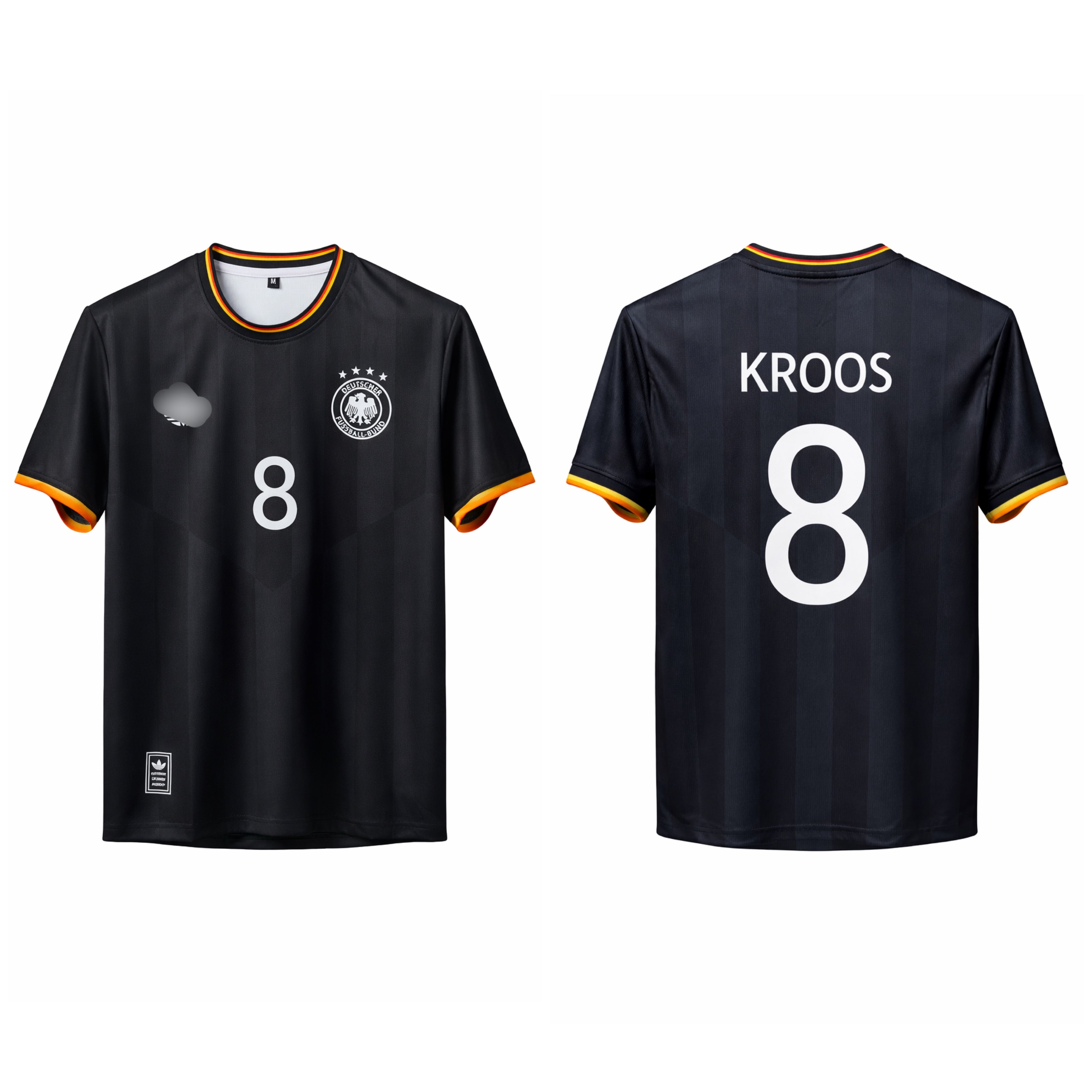 Germany 2021 Euro Away kit Kroos Half Sleeve -P1197 Ms Retro Store – MS ...