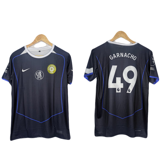 Chelsea 2025-26 Third Kit Garnacho Half Sleeve - Ms Retro Store