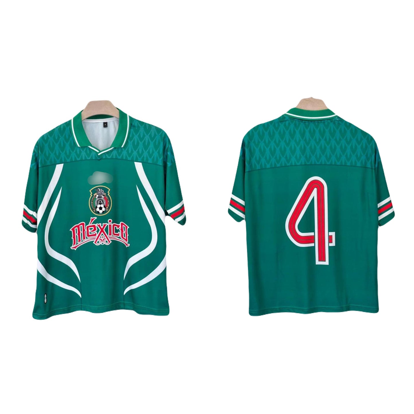 MEXICO SPECIAL EDITION FIVE SLEEVE COLLAR SUBLIMATION JERSEY - Ms retro store
