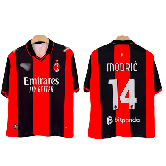 Modric Ac Milan 2026-27 Home Five sleeve Collar Sublimation jersey - P2565