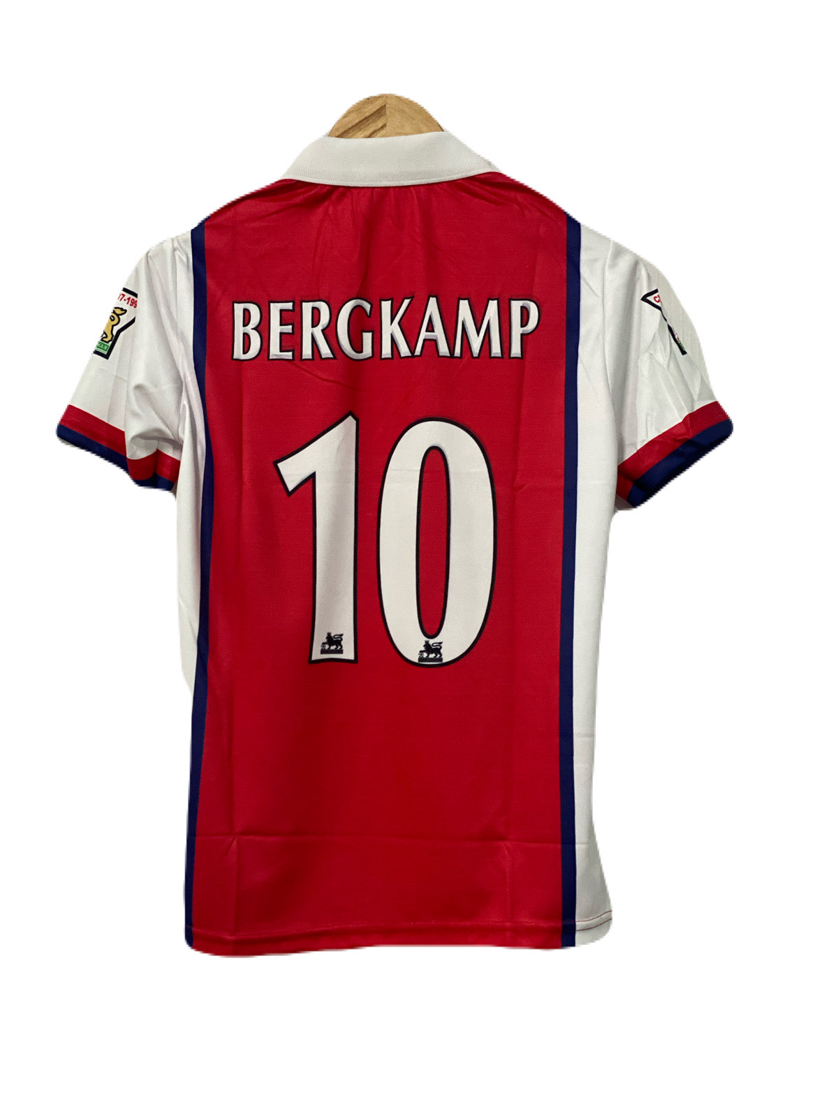 Arsenal 1998-99 Home kit Bergkamp Half sleeve - Ms Retro Store
