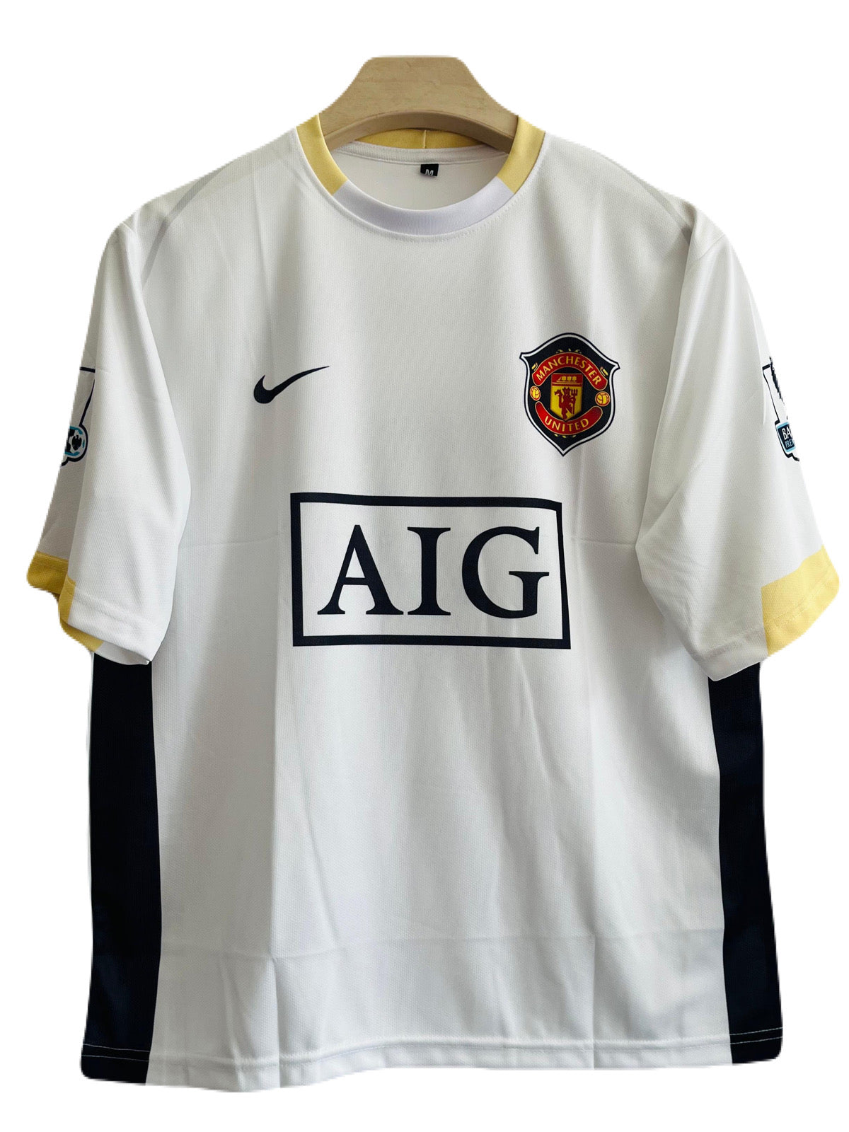 Cristiano Ronaldo manchester united 2006/07 away kit five sleeve - ms retro store