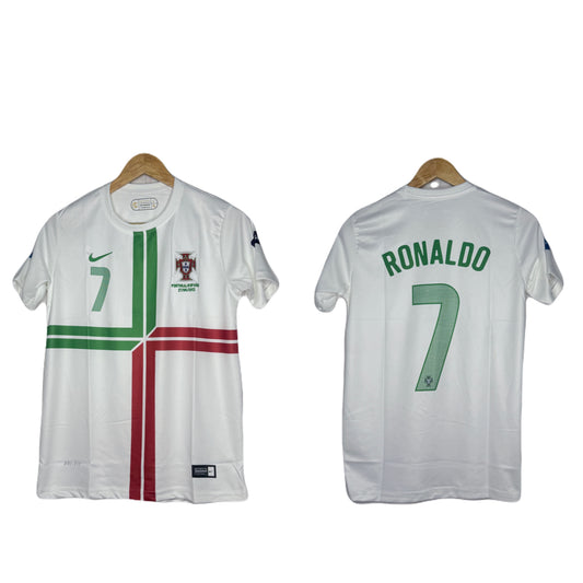 Portugal 2002 Away Kit Ronaldo Half Sleeve - Ms Retro Store