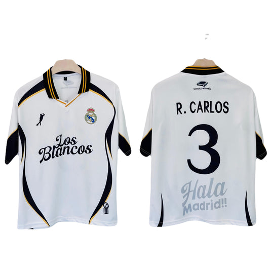 Real madrid Carlos Special Edition Five Sleeve Collar Sublimation - Ms Retro Store