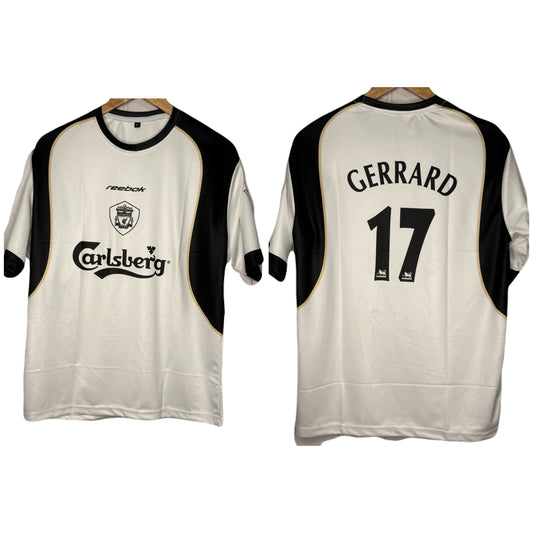 Liverpool Fc 2001-02 Away kit Gerrard Five Sleeve - Ms Retro Store