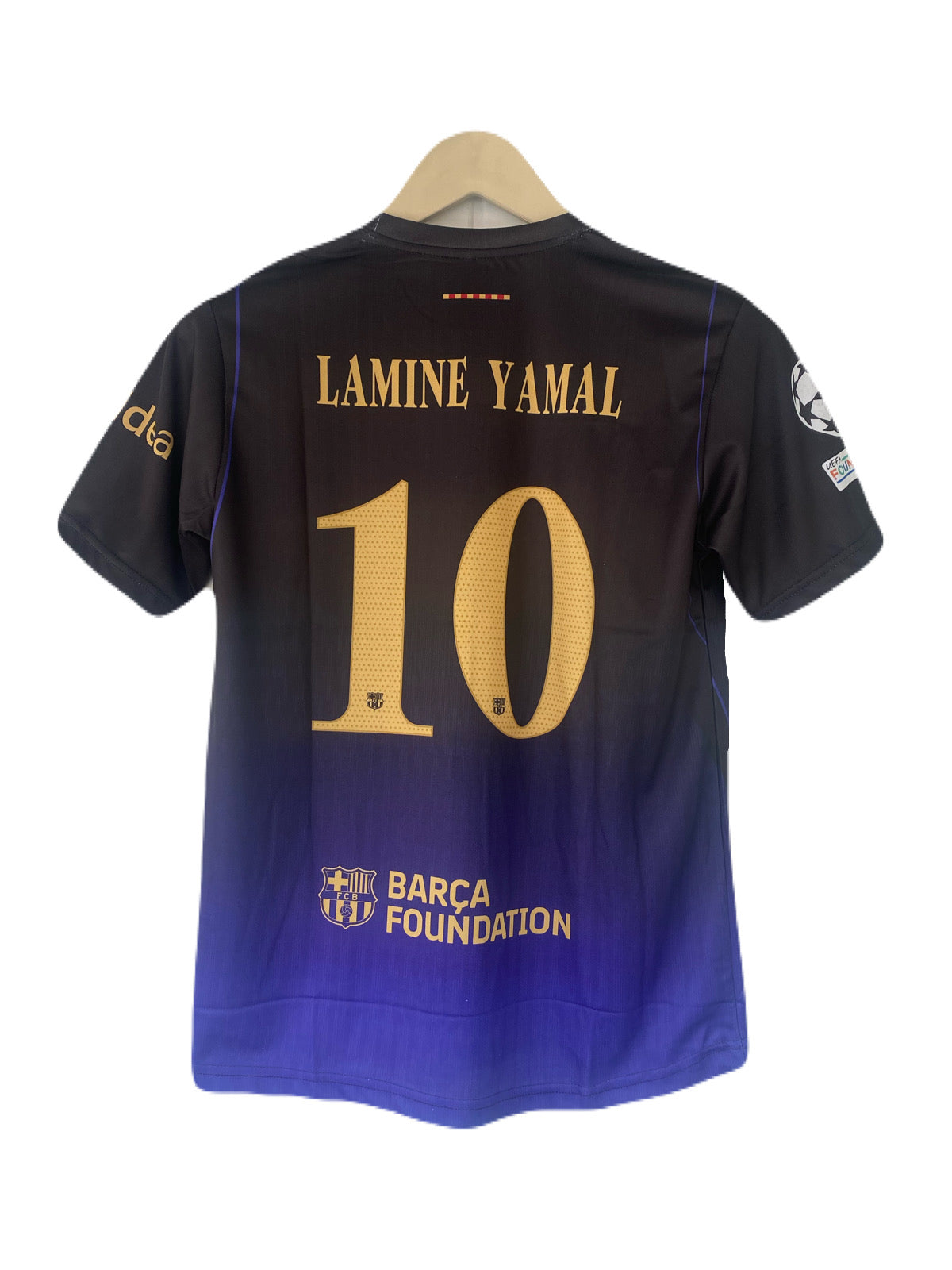 Yamal Barcelona 2026-27 Away kit Half sleeve embroidery - P2382
