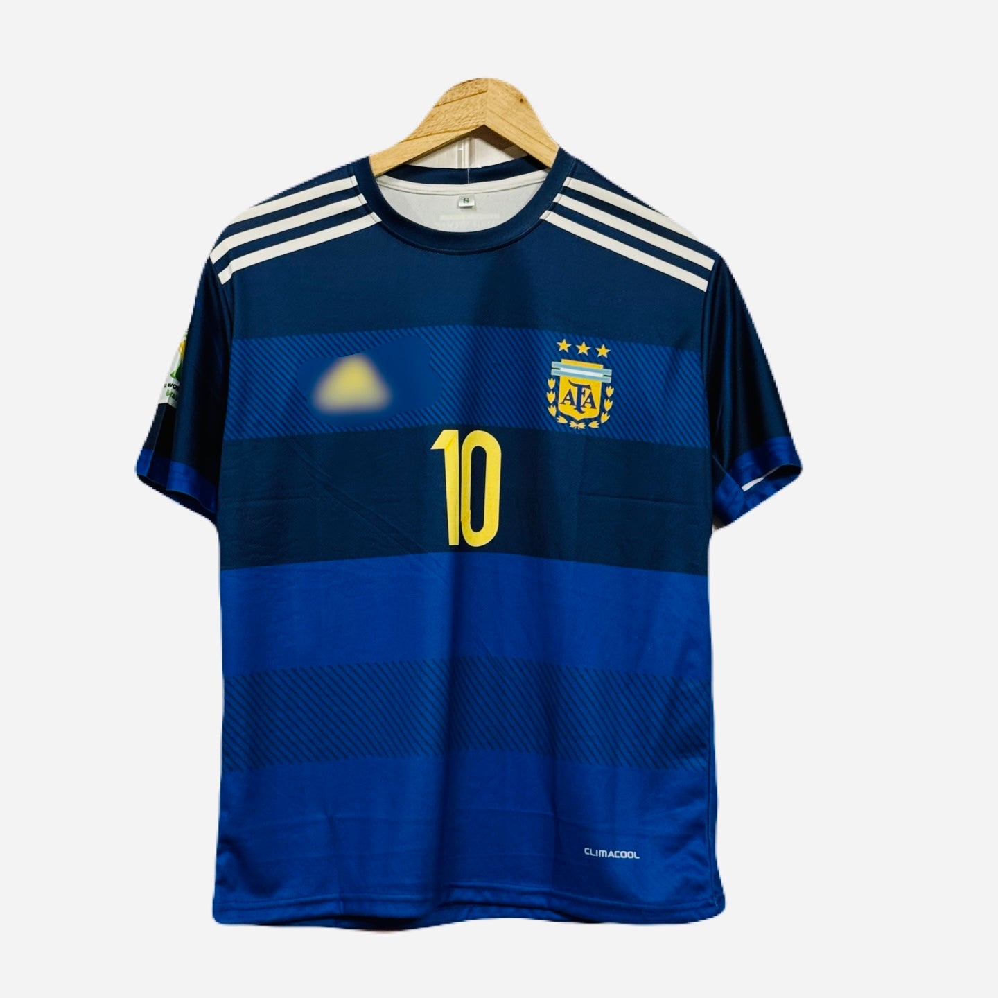 Argentina 2014 Away kit Messi Half Sleeve - Ms Retro Store