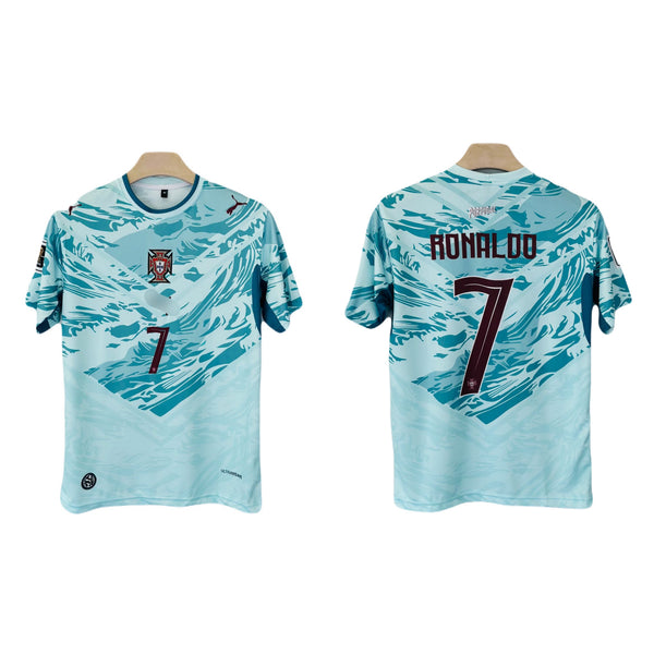 Ronaldo Portugal 2026 world cup away kit Half Sleeve jersey -