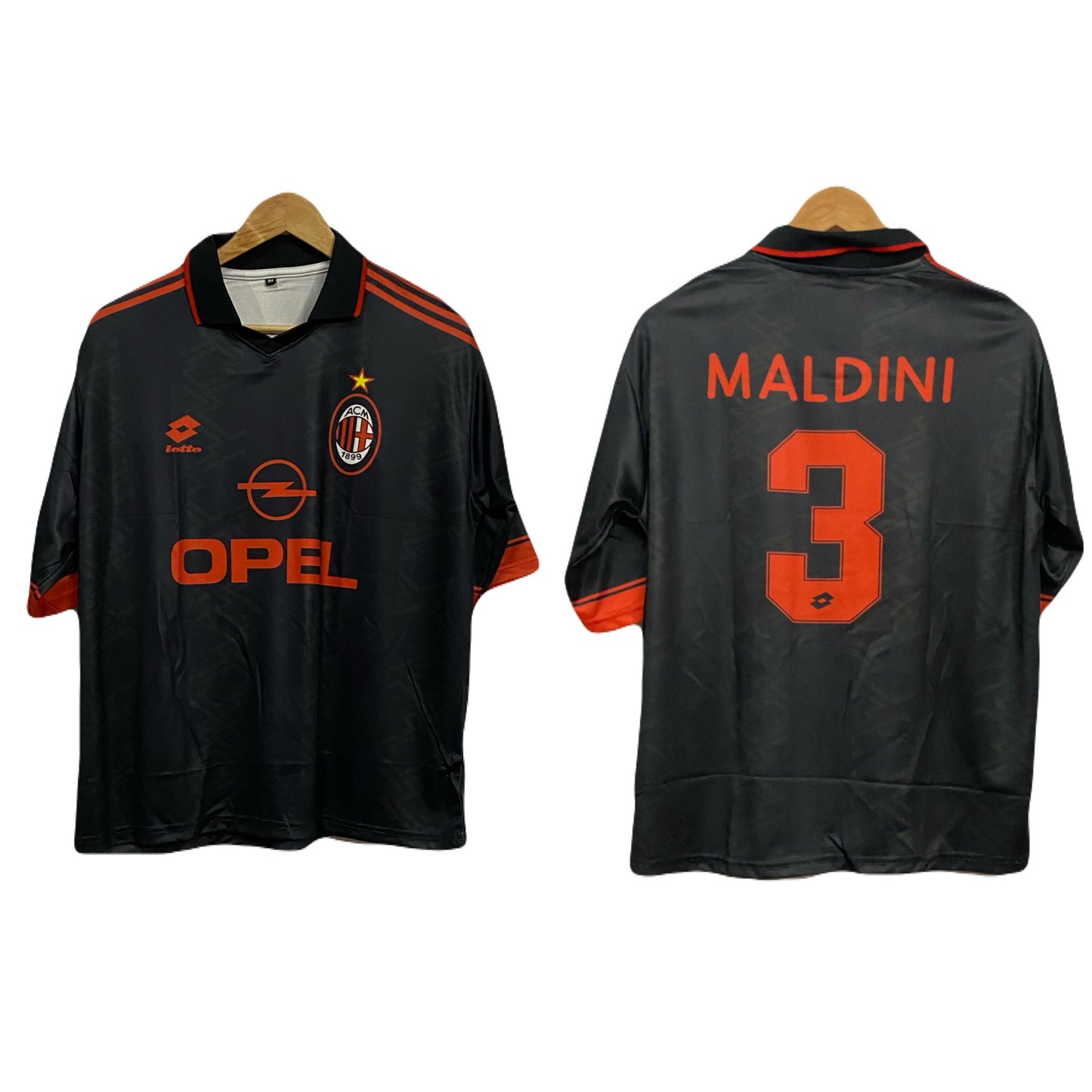 Ac  milan vintage jersey Maldini 1996-97 Third kit  five sleeve - ms retro store