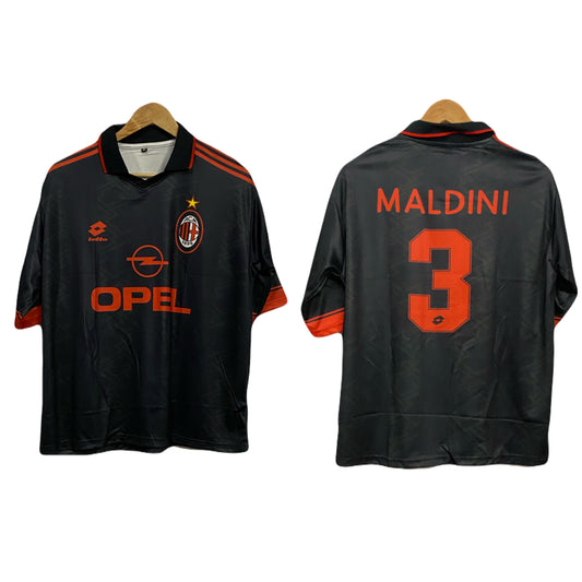 Ac  milan vintage jersey Maldini 1996-97 Third kit  five sleeve - ms retro store