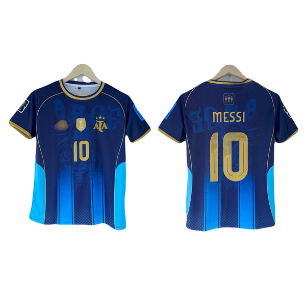 Messi Argentina 2014 Away special Edition Half Sleeve Embroidery - P1951