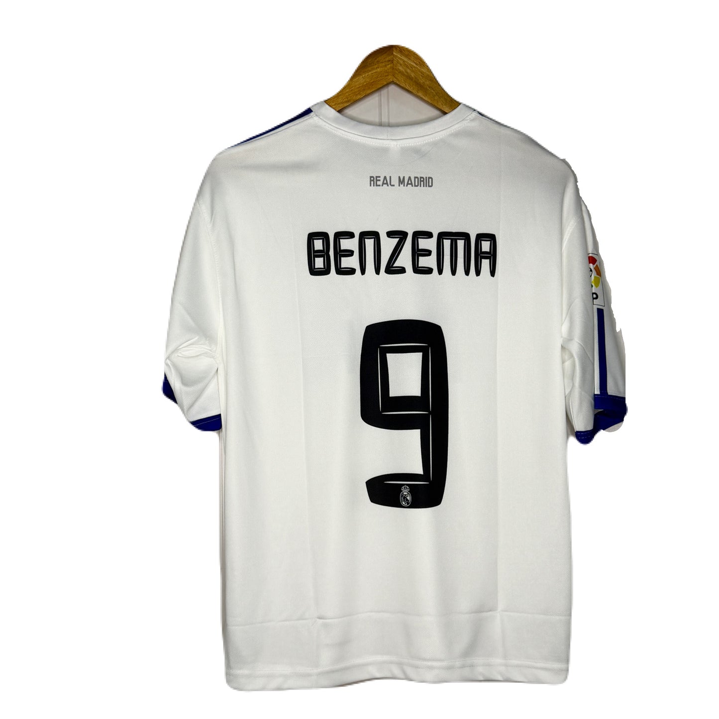 Real Madrid 2010-11 Home Kit Benzema Five Sleeve  - P1106 - Ms Retro Store