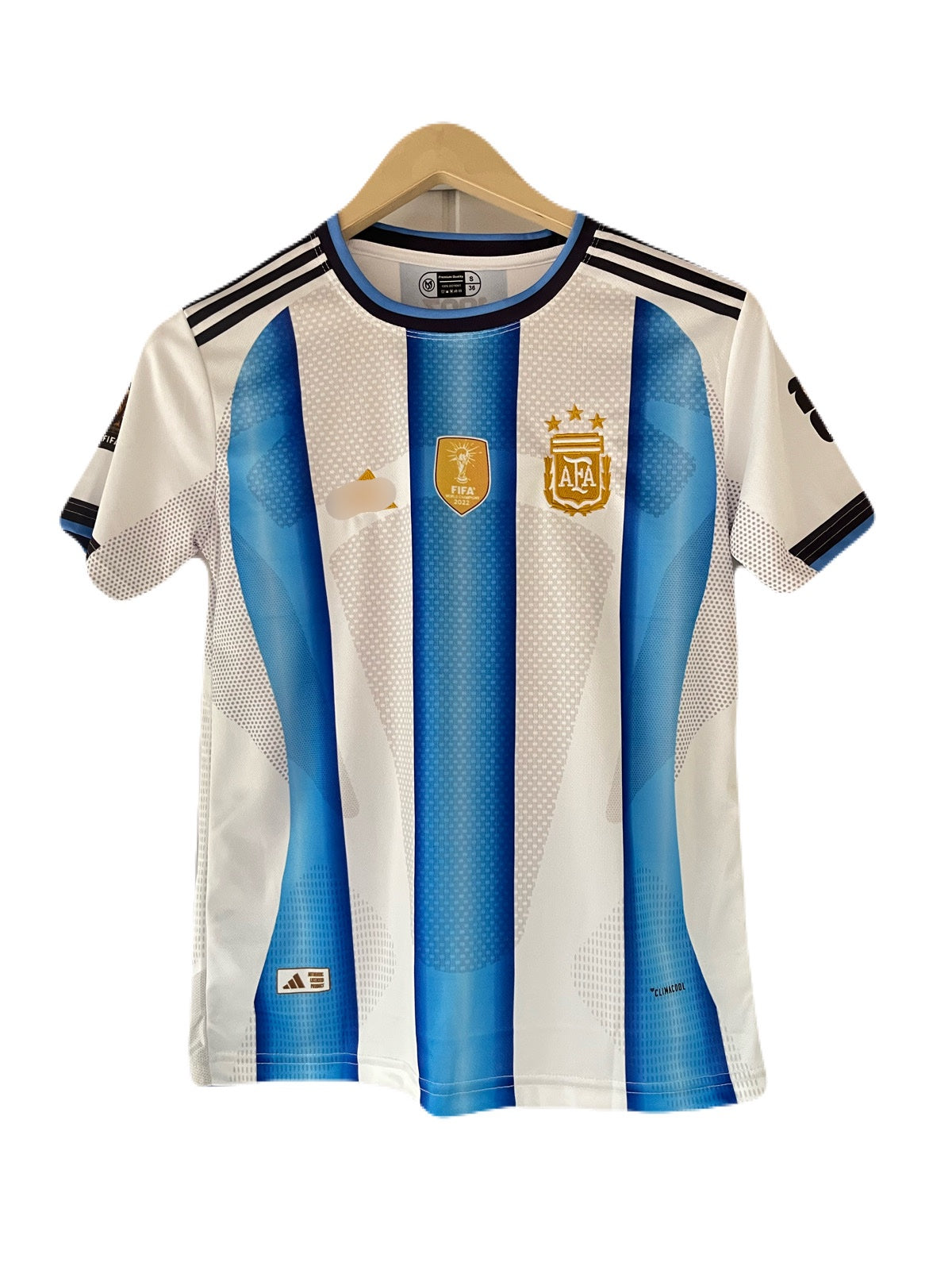 Argentina 2026 World Cup Home Kit plain back Half Sleeve embroidery -