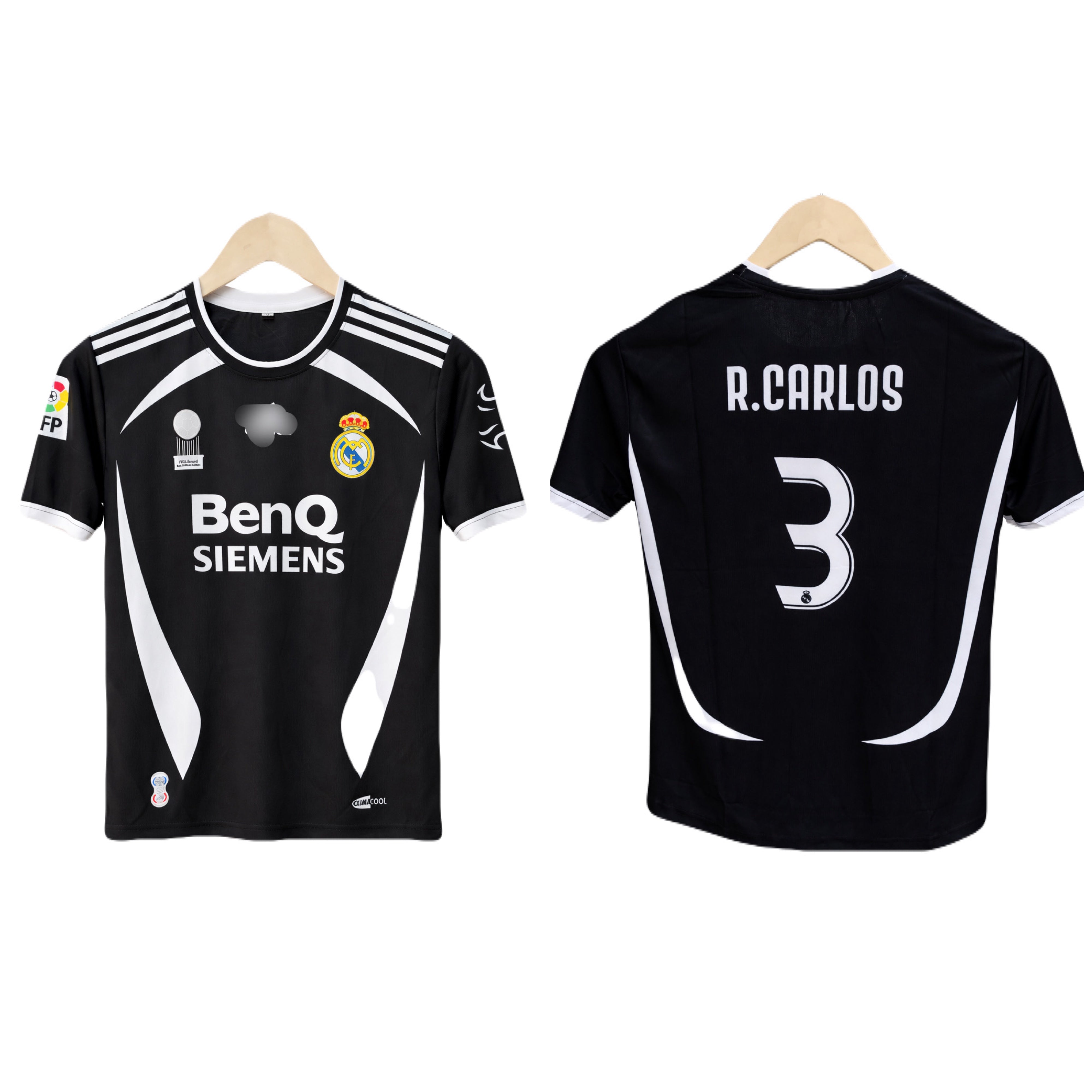 Real madrid 2004/05 away jersey R.carlos P572 Ms retro store – MS