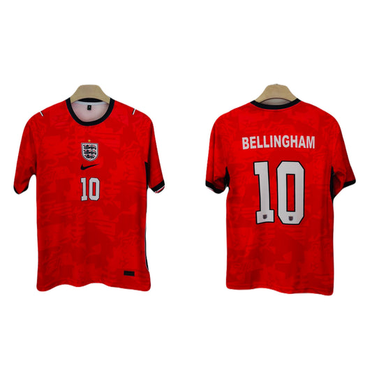 England 2026 World Cup home Bellingham  Half Sleeve Sublimation Jersey - Ms Retro Store