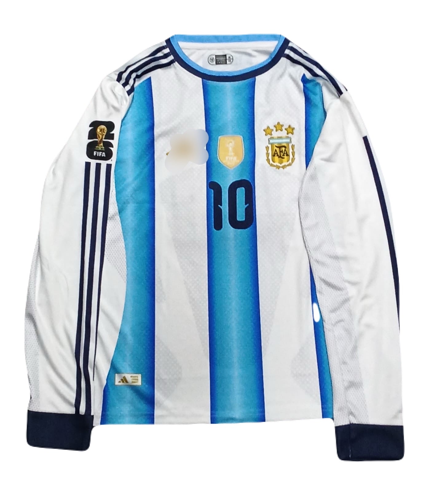 Argentina 2026 World Cup Messi full sleeve Embroidery Jersey - ms retro store