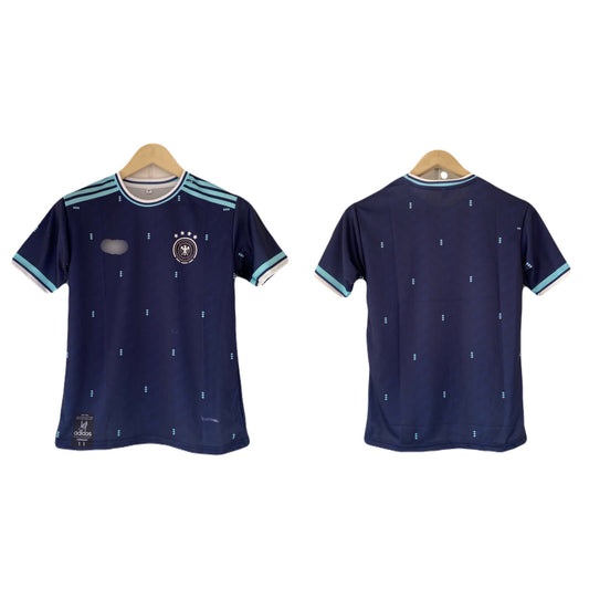 Germany 2026 World Cup Away plain back Half Sleeve Jersey -