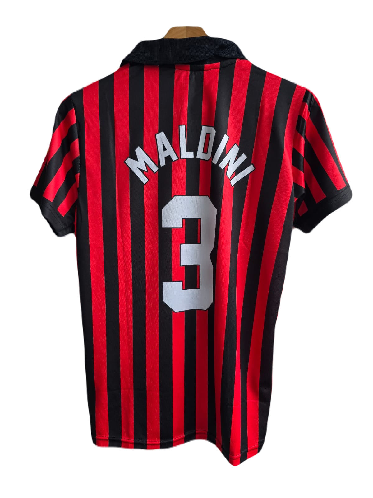 Ac milan maldini 1995 collar - ms retro store
