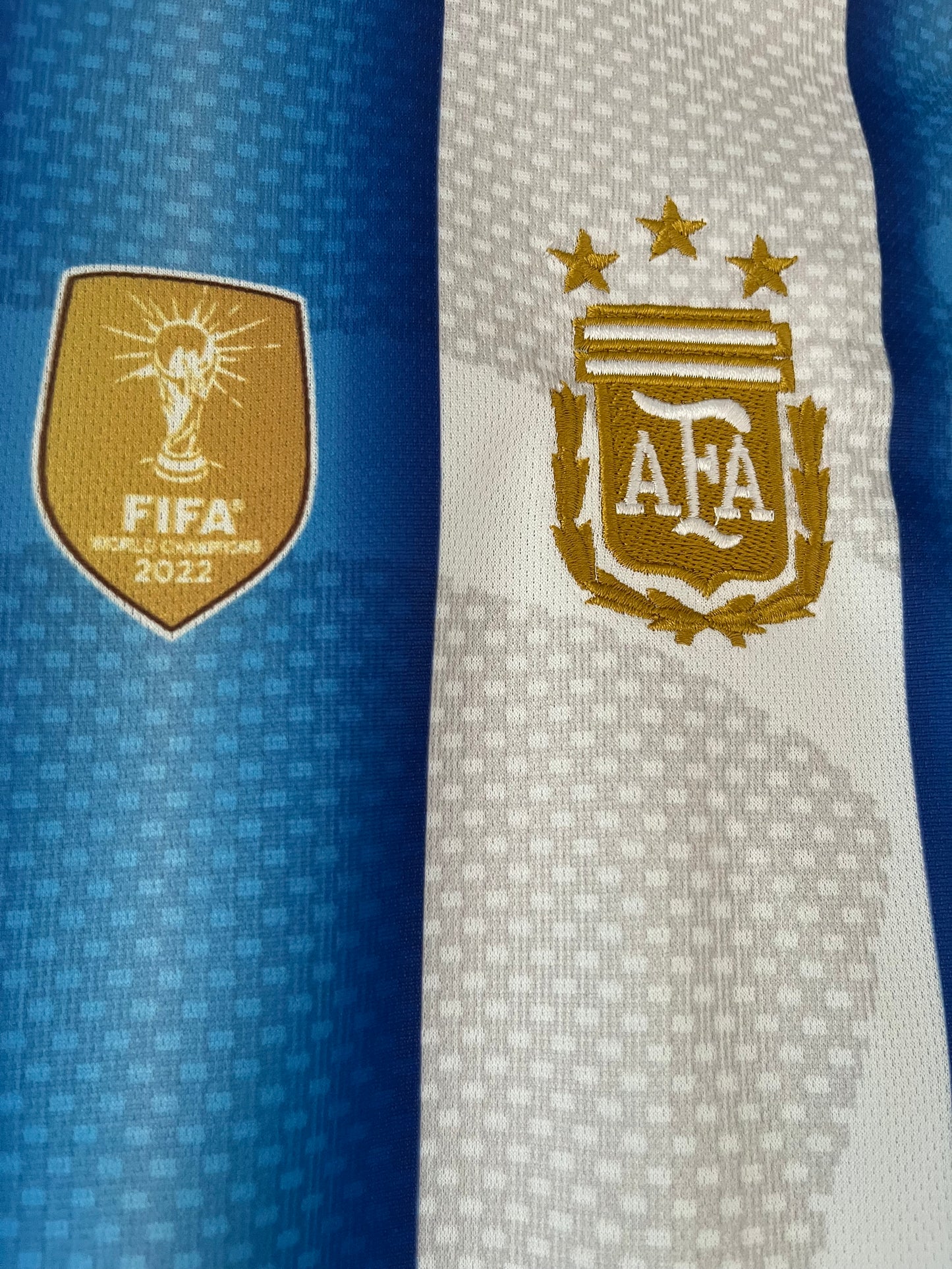 Argentina 2026 World Cup Home Kit plain back Half Sleeve embroidery -