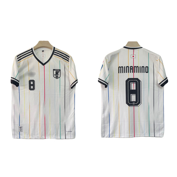 Japan 2026 world cup away minamino Half Sleeve sublimation - P1582 Ms Retro Store