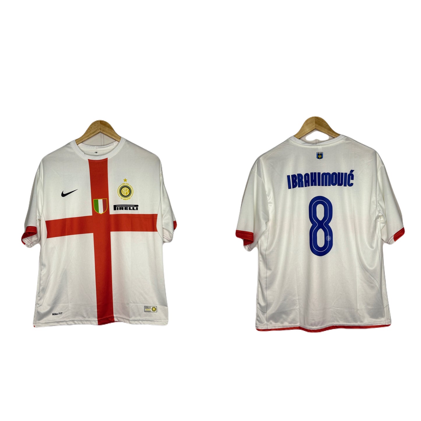 Inter Milan 2007-08 Away Kit Ibrahimovic Five Sleeve - Ms Retro Store