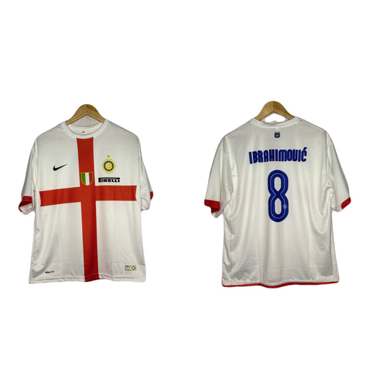 Inter Milan 2007-08 Away Kit Ibrahimovic Five Sleeve - Ms Retro Store