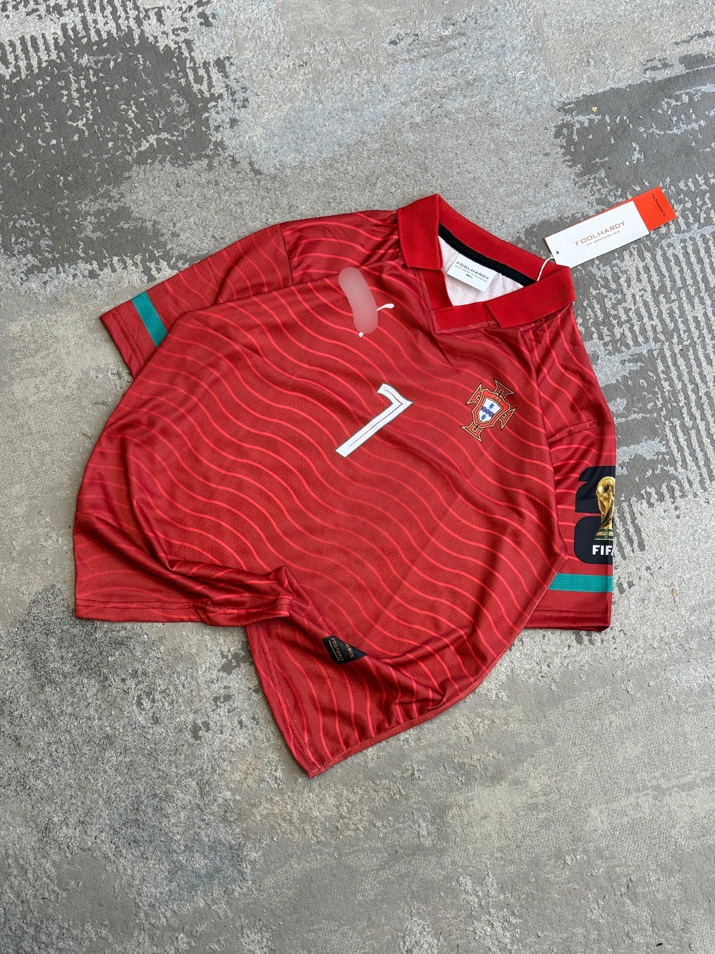 Ronaldo Portugal 2026 Home World Cup  Premium Quality Collar Five Sleeve Sublimation - P1996
