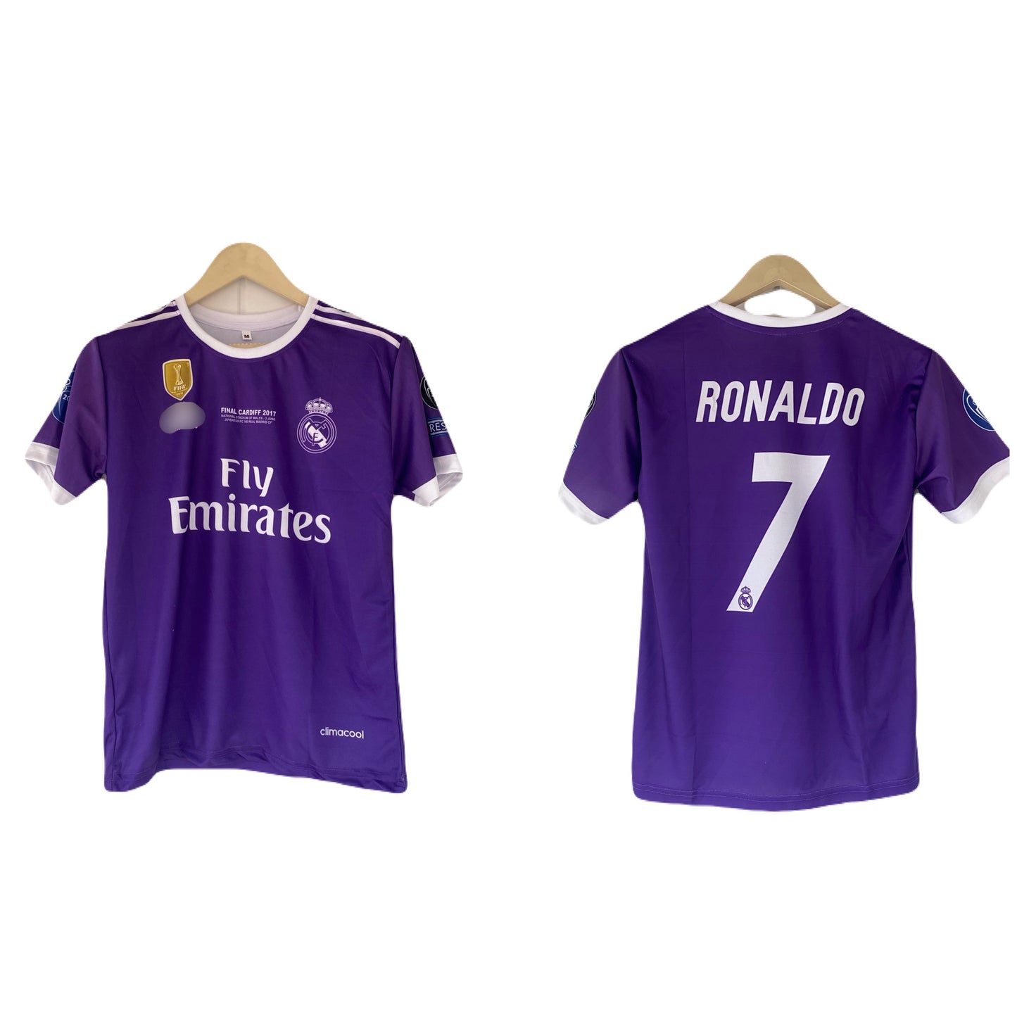 Ronaldo Real Madrid Half Sleeve Sublimation jersey