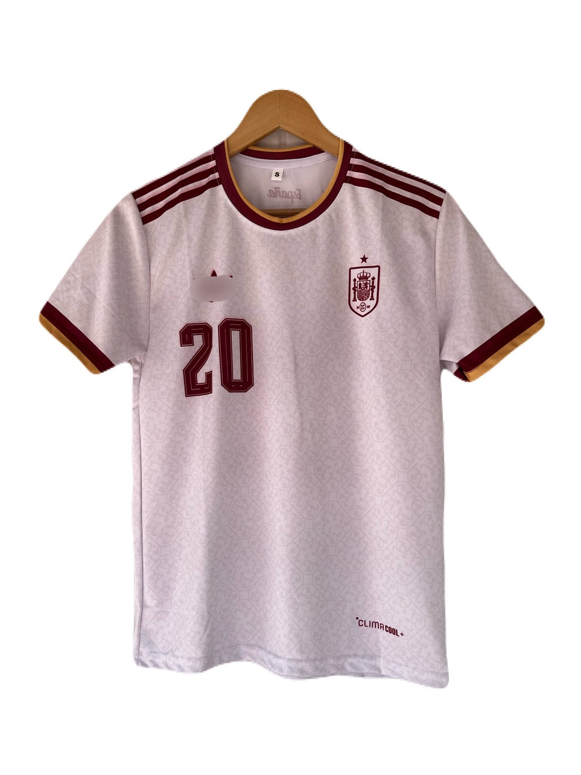 Spain 2026 World Cup Away Pedri Half Sleeve Sublimation Jersey