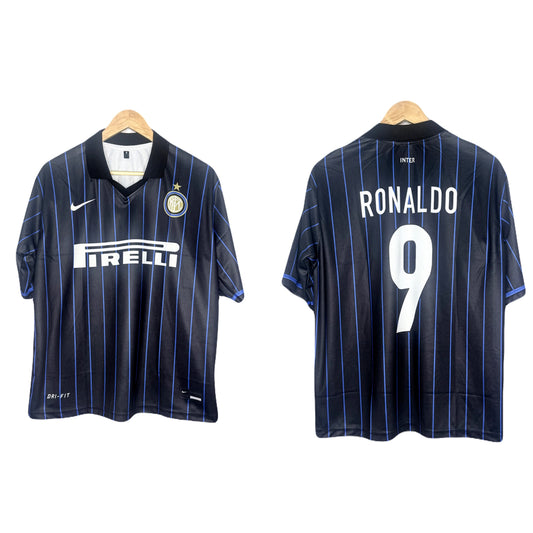 Inter Milan 2014-15 Home Kit Ronaldo Five Sleeve - Ms Retro Store