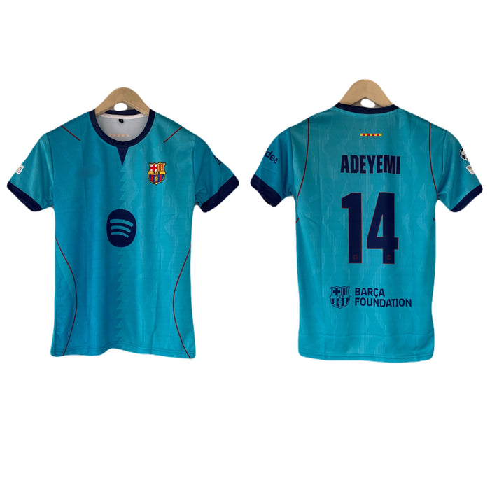 Adeyemi Barcelona 2026-27 Third kit Sublimation half sleeve - P2557