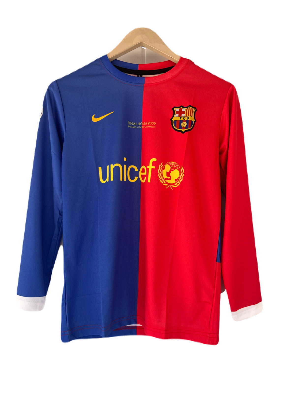 Messi 2009 Final edition Barcelona full sleeve embroidery - Ms Retro Store