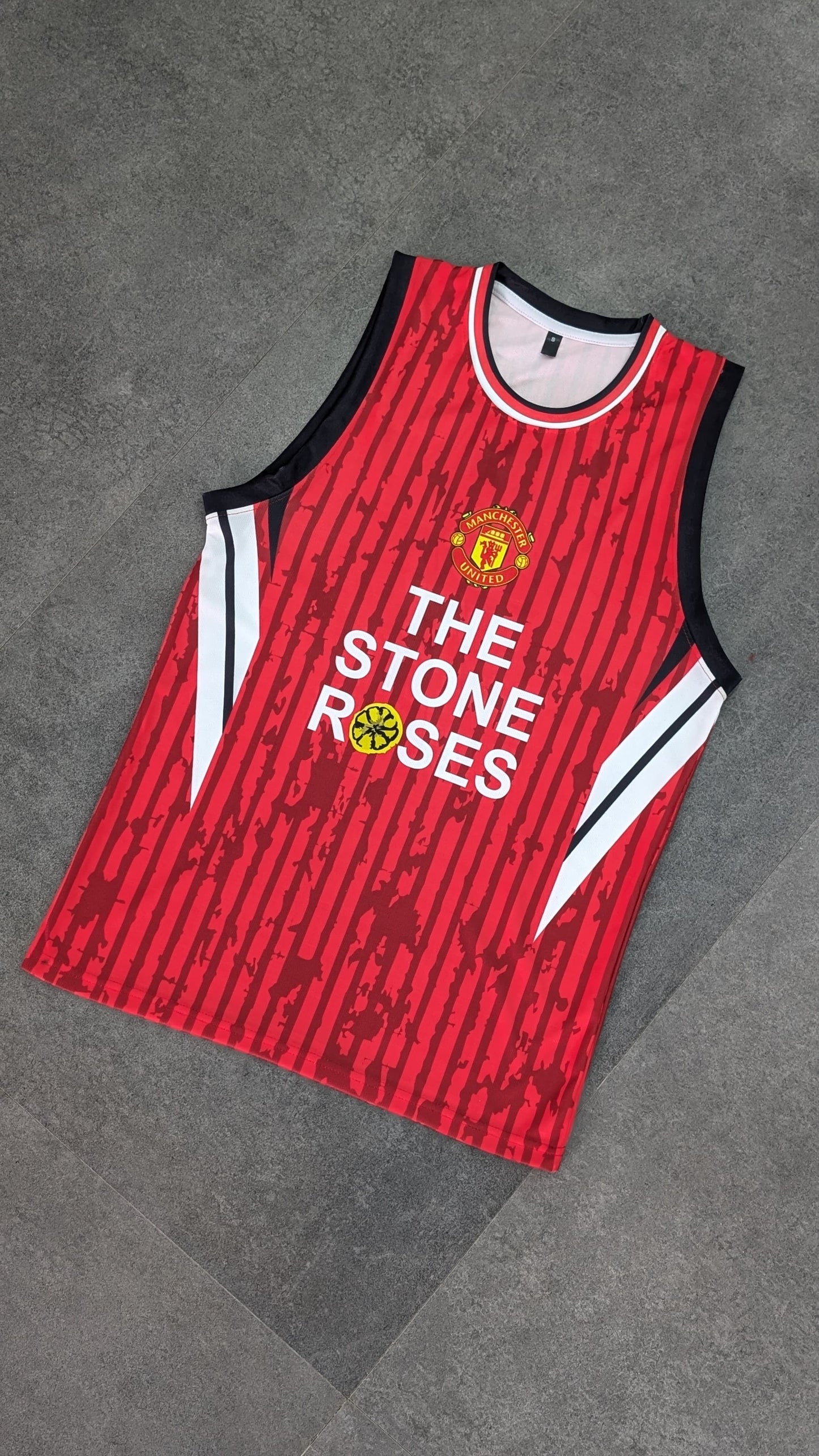 Beckham Manchester United home  sleevless bibs sublimation - P1805