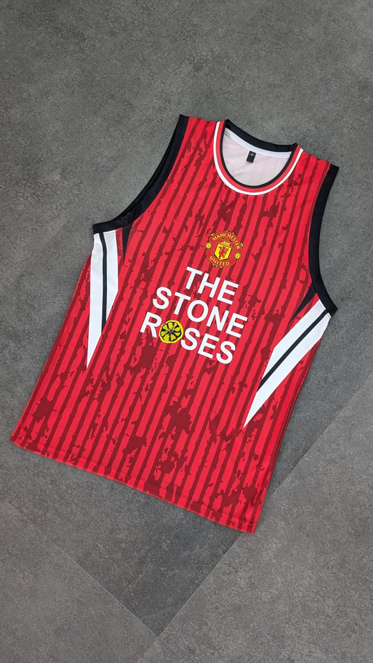 Beckham Manchester United home  sleevless bibs sublimation - P1805