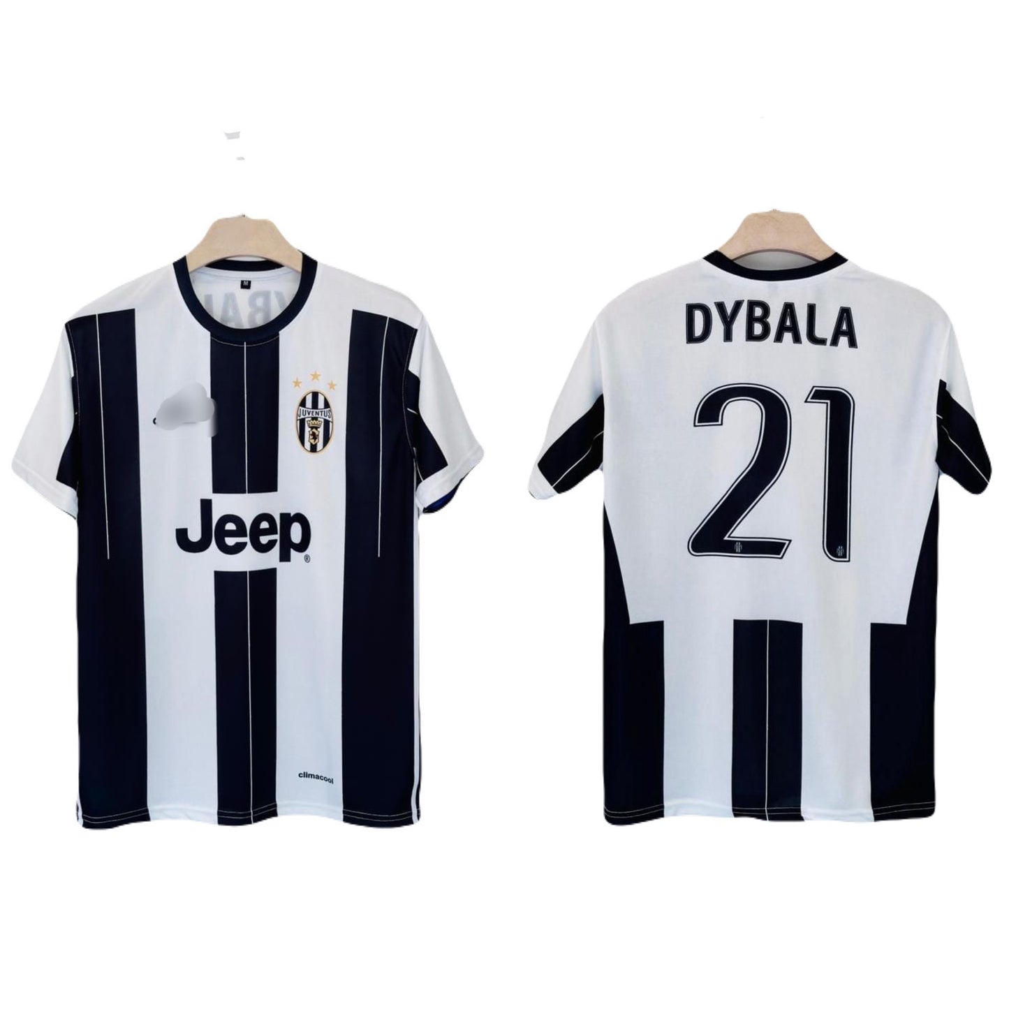 Juventus 2016-2017 Dybala home jersey Half Sleeve Sublimation -P1162 Ms Retro Store