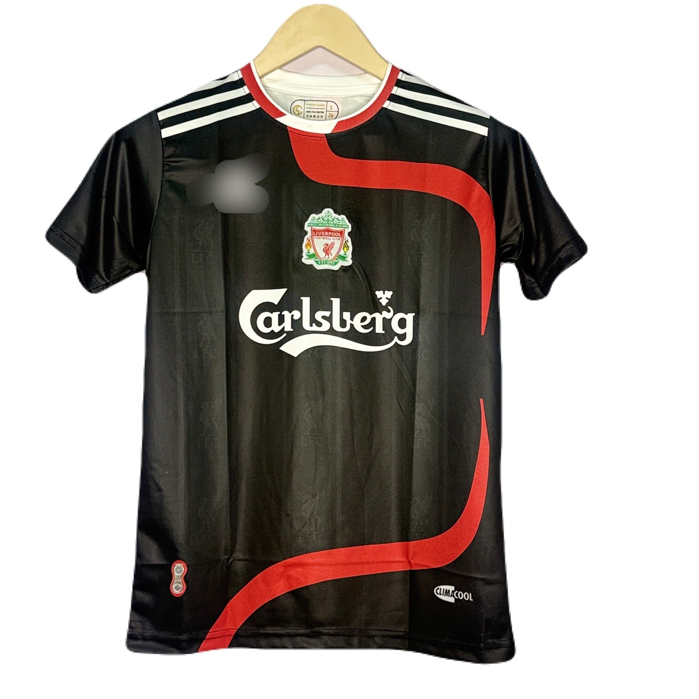 Liverpool 2007-08 Third Kit  Gerrard Half Sleeve - P1304  Ms Retro Store