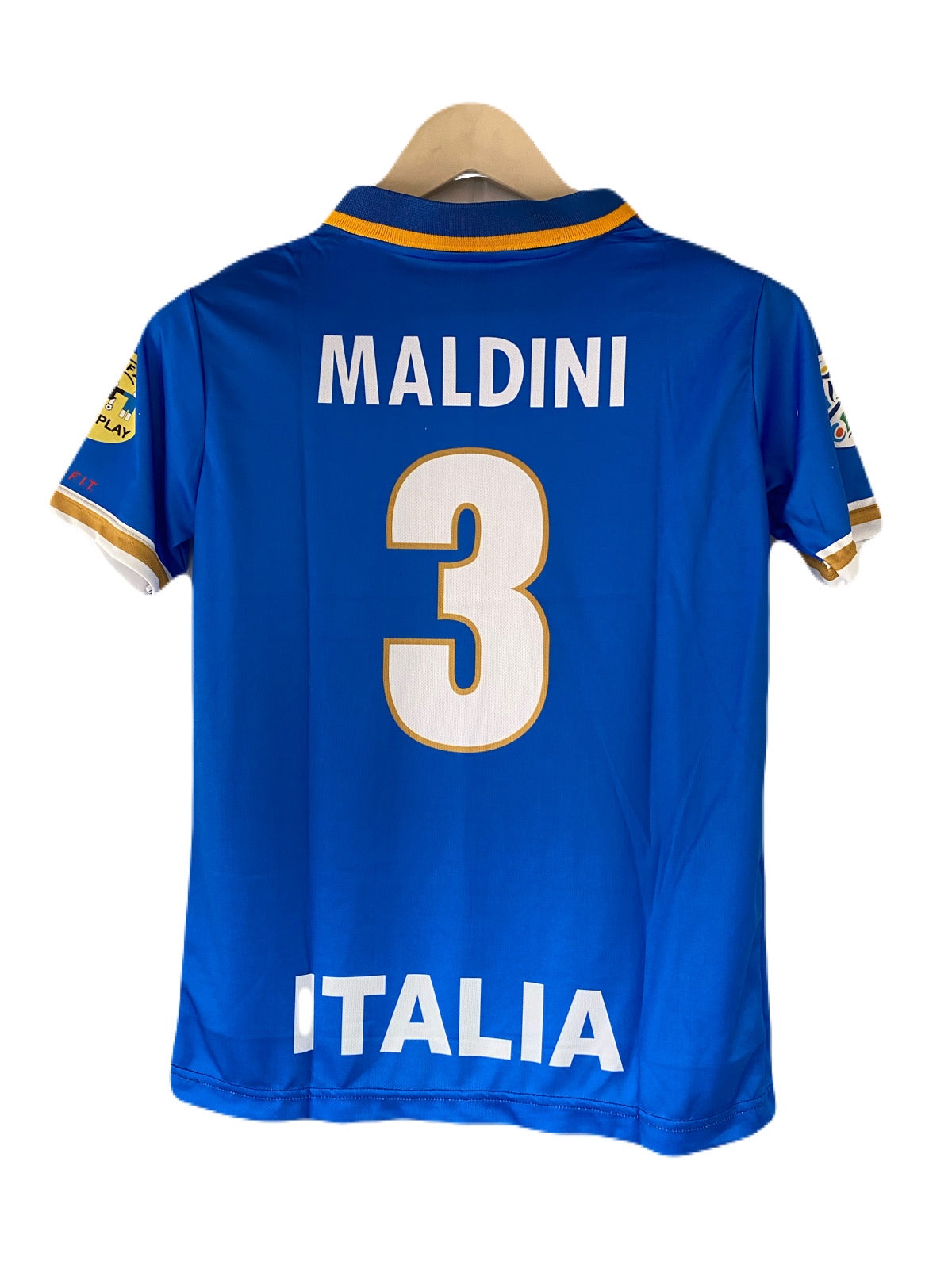 Maldini Italy home Half sleeve Collar Embroidery Jersey - P2074