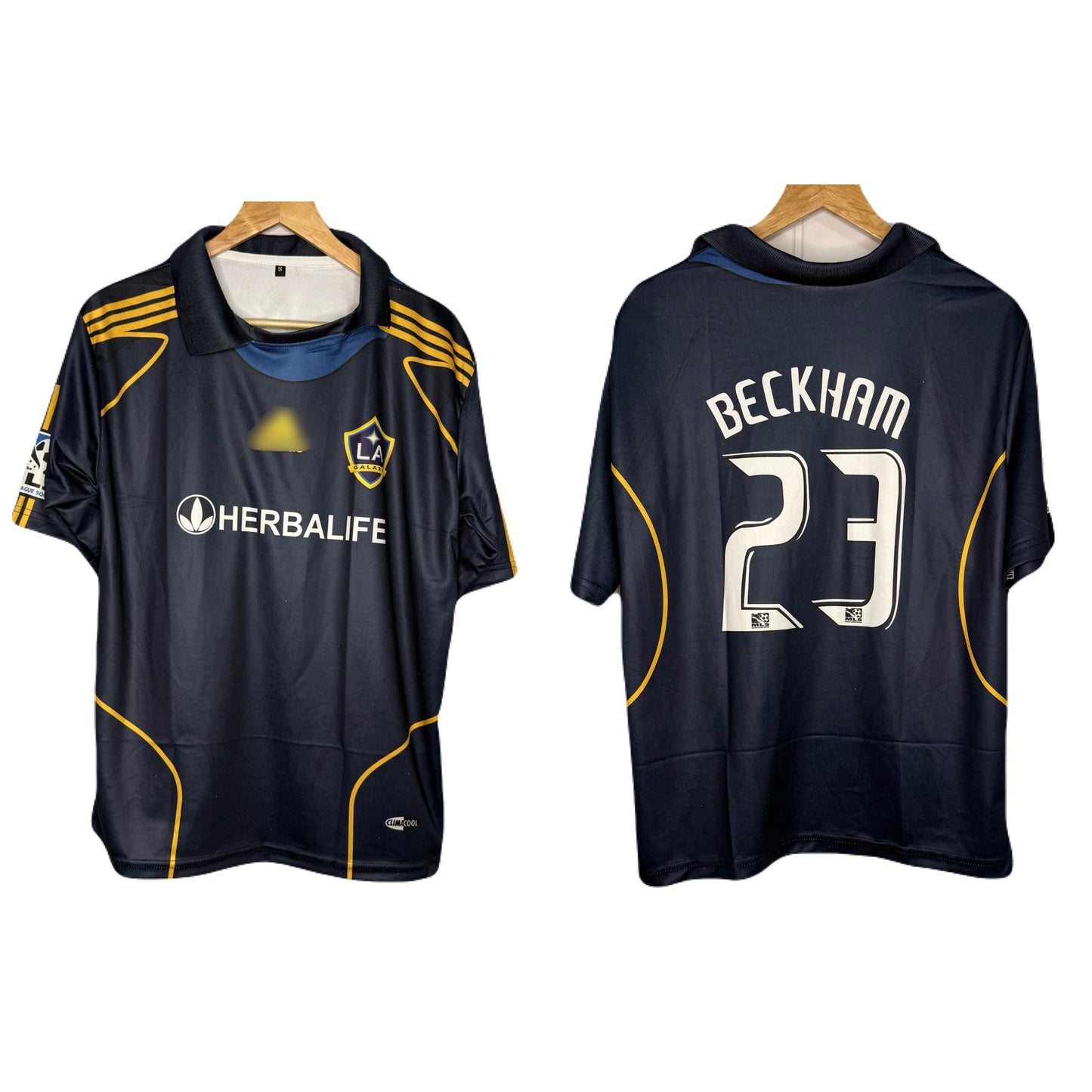 La Galaxy Away kit 2007-08 Beckham Five Sleeve - Ms Retro Store