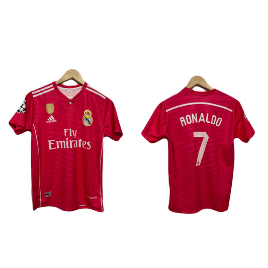 Real madrid pink retro ronaldo - ms retro store